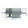 CONQUERALL 775 DC Motor 12-24V 4000-8000RPM Small Motor High Torque DC Motor Low Noise Gear Motor with Bracket