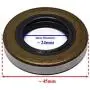 Boat Motor Cylinder Oil Seal 350-00121-0 M 26 803667 For Tohatsu Nissan Mercury Outboard M 9.9HP 15HP 18HP 2 stroke Engine