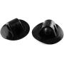 JCBIZ 4pcs 75mm Rubber Boat Motor Fixing Bracket Buckle Inflatable Boat Kayak Motor Fixed Bracket Buckle Propeller Motor Mount Seat Outboard Engine Buckle