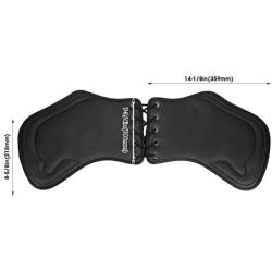 2pcs Universal Motorcycle PU Heat Deflector Engine Heating Insulation Cushion Saddle Guard Leather Side Saddle Heat Shield Deflector