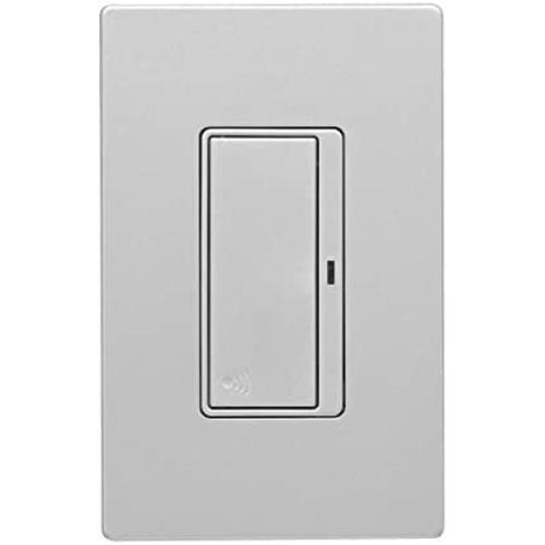 EATON RF9601DSG Z-Wave Plus Wireless Switch, Silver Granite