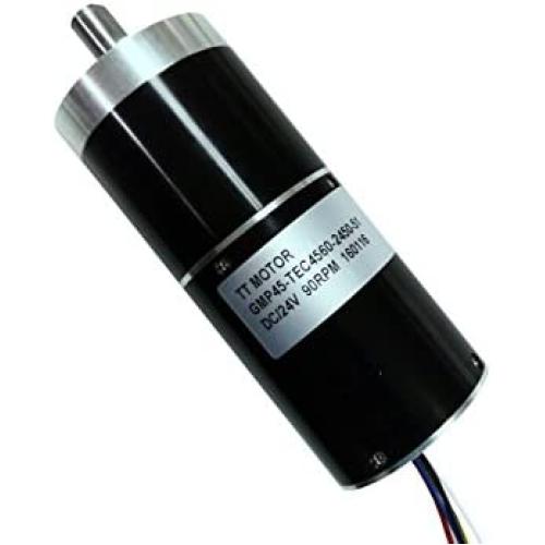 24v Brushless Motor with 45mm Planatary Reduction Gearbox 90rpm