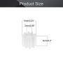 Othmro 10pcs Plastic Gears 10 Teeth Model 102A Reduction Gear Plastic Worm Gears for RC Car Robot Motor