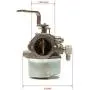 The ROP Shop Carburetor Carb for Tecumseh 640112 Stens 520-954, 056-318 HM80 HM90 HM100 Motor