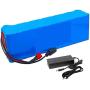Jieoto Ebike Battery 48V 10Ah Bicycle Lithium Ion Batteries with Charger BMS Electric Bicycle Battery for 1000W 700W 500W 350W 250W 100W Bike Motor