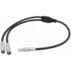 HangTon CForce Motor Lbus 4-Pin Male to Dual 4 Pin Female Breakout Cable for ARRI Alexa Mini Cmotion