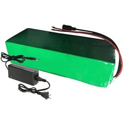 Wnicek E-Bike Lithium Battery 48V 6Ah Rechargeable Battery Pack 6000mAh Lithium-ion Battery Fits for 200W-500W Electric Bike Motor with BMS + Charger