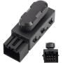 6 Way Power Seat Adjust Switch for Compatible with 2005-2015 Edge Escape Expedition Explorer Flex F150 F250 F350 F450 MKX, Replace OE 5F9T-14B709-AA, 9L3Z14A701A, SW605, PSW550