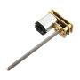 Fielect DC 12V 300RPM Gear Motor Thread Flip N20 Speed Reduction Motor M3 x 55mm Shaft for Lifts, Landing Gear, Mechanical Arms, Electronic Toys 1pcs