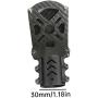Tuimiyisou Drone Motor Mount RC Plant UAV Motor Seat Carbon Tube Fixed Connector Bracket 30mm Black Drone Motor Fixed Base