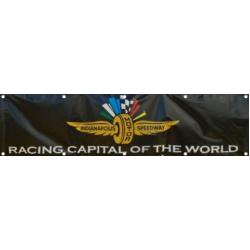 Racing Capital of the World flag Indianapolis Motor Speedway flag 2X8FT Large Decor Automotive Outdoor/Indoor Banner