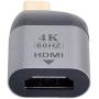 Cablecc USB-C Type C to HDMI Converter HDTV Adapter 4K 60hz 1080p for Tablet & Phone & Laptop