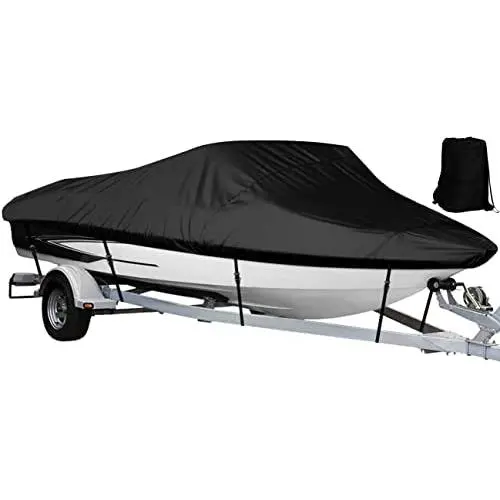 NEXCOVER Trailerable Boat Cover, Length: 14-16 Beam Width: up to 68