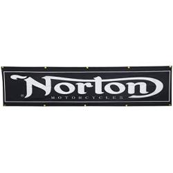 2x8ft Racing Banner Flag for Norton Motorcycle, Durable Banner Flag with Brass Grommets Great for Room Wall Garage Man Cave Outddor/Indoor Decor. USD$1699USD$16.99
