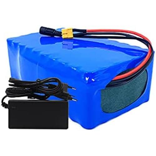 Wnicek 36V 20000mAh 10S6P E-Bike Lithium Battery Ebike Battery Pack Rechargeable Battery for Motors Within 1000 Watts for Scooters Electric Motorcycles with Charger