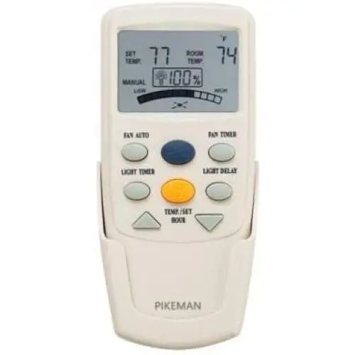 Ceiling Fan Remote Control Replace Hampton Bay Thermostatic LCD W Fan Timer FAN-9T L3HFAN-9T (Remote Only) -Pikeman
