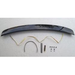 Kia Motors Genuine Rear Trunk Lip Spoiler PAINTED 1-pc Set For 2009 2010 Kia Forte : Cerato (3D - Bright Silver)