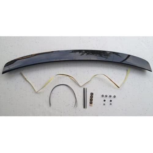 Kia Motors Genuine Rear Trunk Lip Spoiler PAINTED 1-pc Set For 2009 2010 Kia Forte : Cerato (EB - Ebony Black)