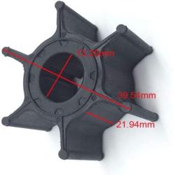 BODAO 682-44352-01 47-84027M Boat Engine Water Pump Impeller for Yamaha 9.9/15HP for Mariner 9.9-15HP Outboard Motor