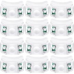 12pcs Navigation Lights for Boats Kayak, LED Safety Light with 3 Types of Flashing Mode, Easy Clip-On Light Kit for Pontoon Hovercraft Yacht Motorboat Bike Tail Light Hunting Night Running Fishing