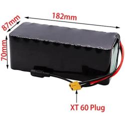 Wnicek Electric Mountain Bike Battery 36V 10Ah 10S4P E-Bike Battery Pack for Electric Road Bike Motorcycle Scooter with BMS and Charger for 250W 350W 500W Motor