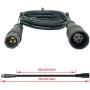 BEISGUANGS JULET Extension Cable 2 Pin/3 Pin/4 Pin/5 Pin/6 Pin/9 Pin Waterproof Plug Male/Female Connector for Electric Bike Conversion Kit,Display/Brake/Throttle/Shift Sensor/Hub Motor/Mid Drive Motor Signal Extension Line
