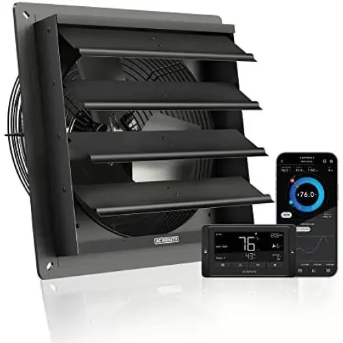 AC Infinity AIRLIFT T12, Shutter Exhaust Fan 12 AC Infinity AIRLIFT T12, Shutter Exhaust Fan 12