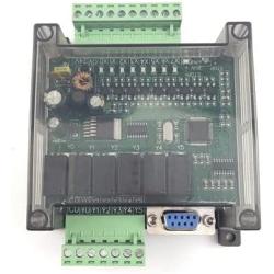 Davitu Motor Protectors - PLC industrial control board with shell FX1N-14MR FX1N-14MT controller programmable module - (Color: 14MR relay)