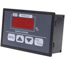 Stayhome 1pcs DC 6V-60V 30A PWM Motor Speed Controller with Digital Display Panel Button Governor Variable Stepless Speed Control Regulator