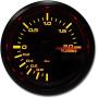 White Amber Digital 2 BAR Boost/Vacuum Gauge Kit Includes Pressure Sensor Waterproof Pin-Style Install