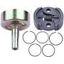 9T Clutch Drum Pinion Gear 35mm Piston Rings Kit for Honda GX25 25cc 4-Cycle Engine Motor Trimmer Strimmer Parts