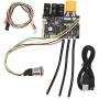 Omabeta Motor Control Switch, 10UF 100V Capacitor Electronic Speed Controller Easy Installation with Heat Sink for RC Vehicle