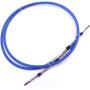 ABA-CABLE-08-GY Outboard Engine Remote Control Throttle Shift Cable 8ft for Yamaha Boat Motor Steering System 2.438m Blue, Universal Type 3300/33C