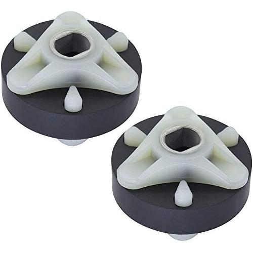 [NEW] Heavy Duty 285753A Motor Coupling METAL Core Replacement Part by Canamax - Compatible with Direct Drive Kenmore Whirlpool Washers - Replaces 119596 285140 3364003 3364002 AP3963893 - Pack of 2