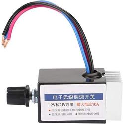 Motor Speed Controller,Universal DC 12V/24V Motor Speed Controller Switch For Car Truck Fan Heater Control