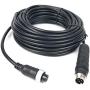 Lapetus 32FT 10M Car Video 4-Pin Aviation Extension Cable for CCTV Rearview Camera Truck Trailer Camper Bus Motorhome Vehicle Backup Monitor System Waterproof Shockproof (32FT)