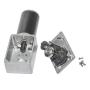 AZSSMUK DC Worm Gear Motor 12V 35RPM Self-Locking Reversed Mini Turbine Geared Carbon Brush Motor Speed Adjustable Low Noise