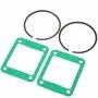 Piston & Piston Rings Kit and Gasket For EZGO 2 Cycle Gas Golf Cart 1989 1990 1991 1992 1993 Standard Bore 3PG Engine 24624-G1 26519-G01