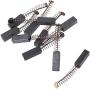 TOPPROS 10 Pcs Carbon Brushes with wire leads and brush springs attached 19mm x 7 mm x 6 mm for Generic Electric Motor