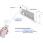 Supreform Universal Waterproof 2 Channel Relay 12V 24VDC/AC 2000FT(600m) Long Range Remote Control Switch for Lights, Water Pump, Heater, Garage Door Gate Opener, Pre-Wired 3.3 Feet External Receiver