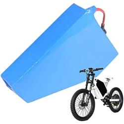 Wnicek 72V E-Bike Battery 30Ah 20S 6P Li-ion Triangle Battery Pack Electric Motorcycle 500W-2800W Lithium Battery with 5A Quick Charger and Triangle Bag