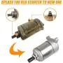 Starter Motor and Drive Bendix Combo Kit Compatible with Polaris ATV UTV 325 330 335 425 500 Replace Smu0061 113528 495713 3084981 3090188 for Sportsman Ranger Scrambler Magnum ATP Trail Boss