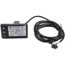 Riuty Motor Controller, Waterproof LCD Display Panel Electric Brushless Controller Kit for Electric Bicycles, Scooters 24V-48V(36V/48V 350W)