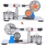 Bicaquu Stirling Engine, Sterling Engine Model Durable Stirling Engine Generator, Educational Toy Lab Teaching Tool for Gifts Kids