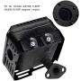 HIFROM New Muffler Exhaust Assembly with Air Filter Cleaner Replacement for Honda GX160 5.5HP GX200 6.5HP Engines/Motors/Engine Generator Water Pump