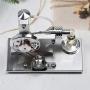 Sunnytech Hot Air Stirling Engine Motor Model Educational Toy Electricity Generator Colorful LED SC (SC005)
