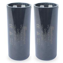 105-126 uf MFD Capacitor 220-250VAC,Motor Start Capacitor Replacement for Compatible with Franklin 1HP, 1.5hp and 2HP Well Pump Control Box Pack of 2