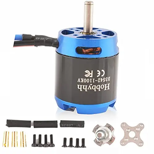 DIAMONDDYNAMICS Hobbyhh D3542 1100kv RC Brushless Motor Power 650W with 3.5mm Banana Head for DIY RC Glider Aircraft Plane and UAV