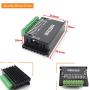 RATTMMOTOR 104W Brushless Spindle Motor Kit CNC Square Mini Brushless DC Spindle Motor 10800RPM ER8 42mm+ 24V Brushless Spindle Motor Driver 5A Spindle Motor Controller for CNC Router Milling Machine