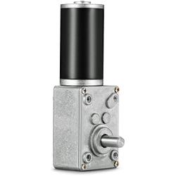 uxcell DC12V 65RPM High Torque Electric Power Speed Reduce Turbine Worm Gear Box Motor